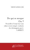De qui se moque On ?