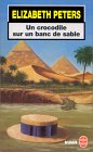 Un crocodile sur un banc de sable